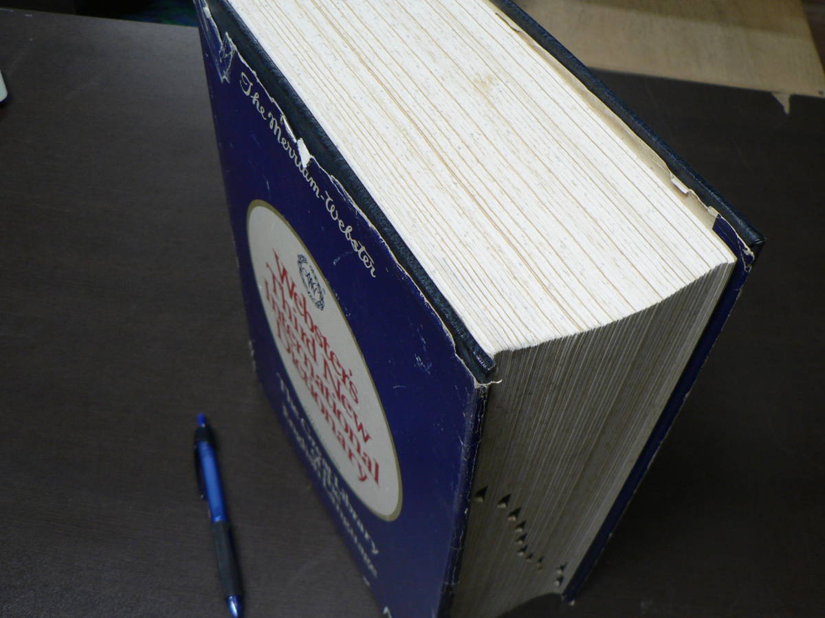 Webster's Third New International Dictionary Unabridged 2662pages/32.5x25x10cm 1971_画像3