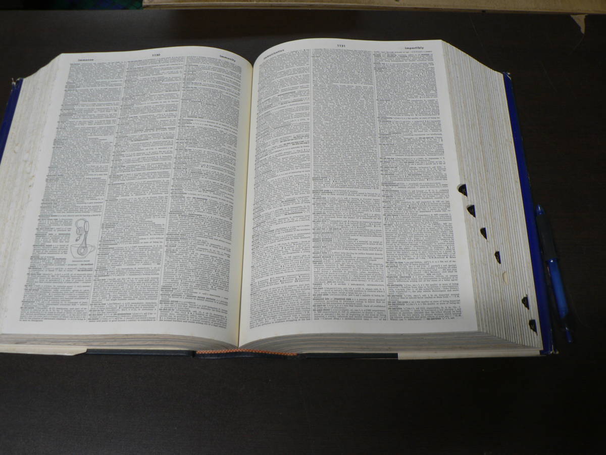 Webster's Third New International Dictionary Unabridged 2662pages/32.5x25x10cm 1971_画像5