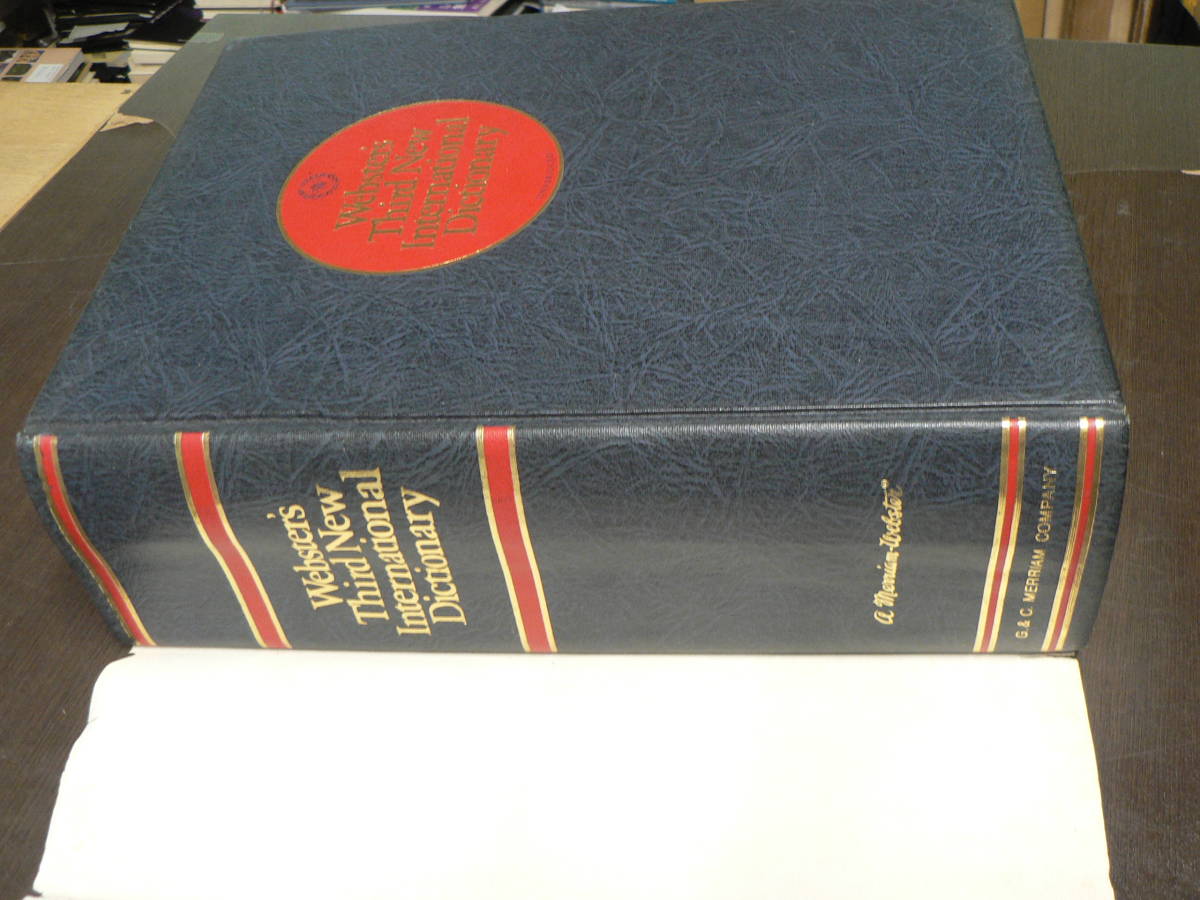 Webster's Third New International Dictionary Unabridged 2662pages/32.5x25x10cm 1971_画像7