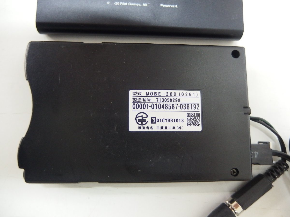 re#/Zk3042 with guarantee * Mitsubishi heavy industry MOBE-200 ETC on-board device USB specification 5V sound guide mobile battery attached 