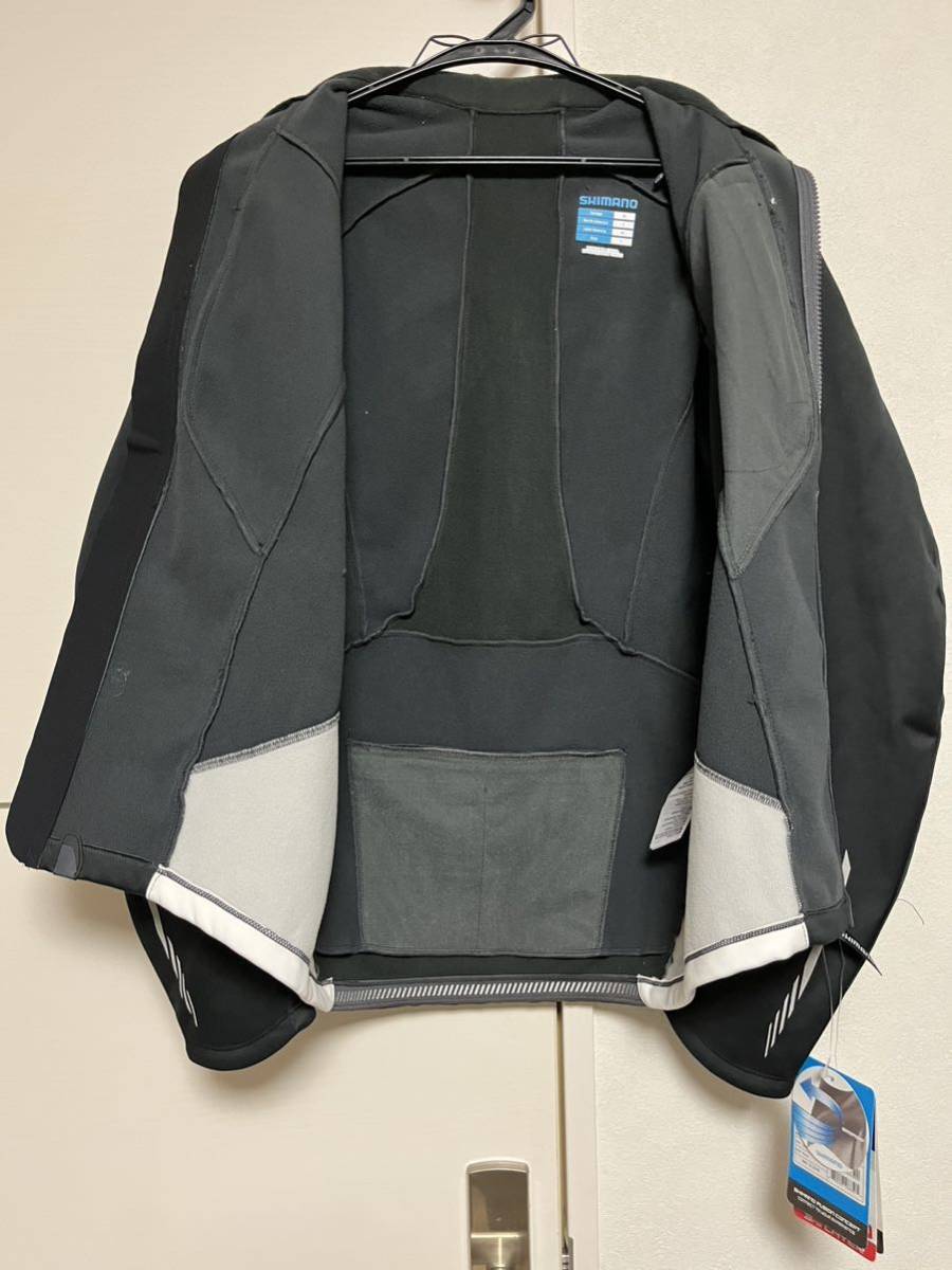 シマノ SHIMANO サイクルウェア 長袖 Asia:L Performance Windbreaker Jacket 自転車 ウエアー サイクル ジャケット 保管による汚れあり_画像7