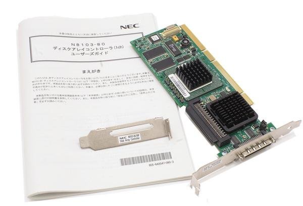 NEC N8103-80 ディスクアレイコントローラ Ultra320 SCSI 1ch_画像1