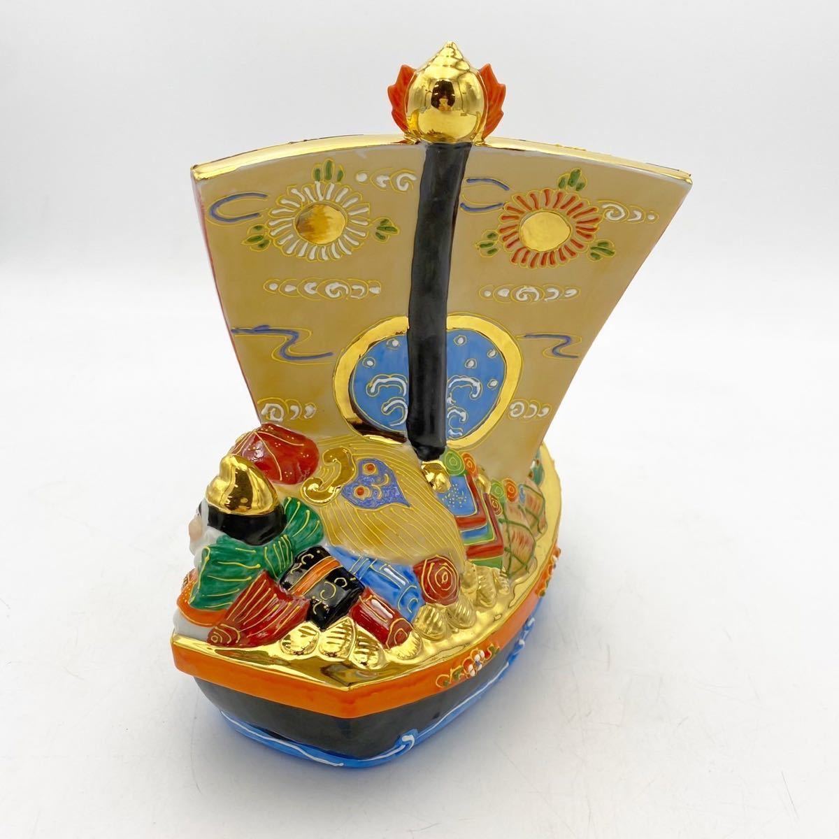 宝船 置物 九谷焼 七福神 焼物 純正販売品 www.urbanbug.net
