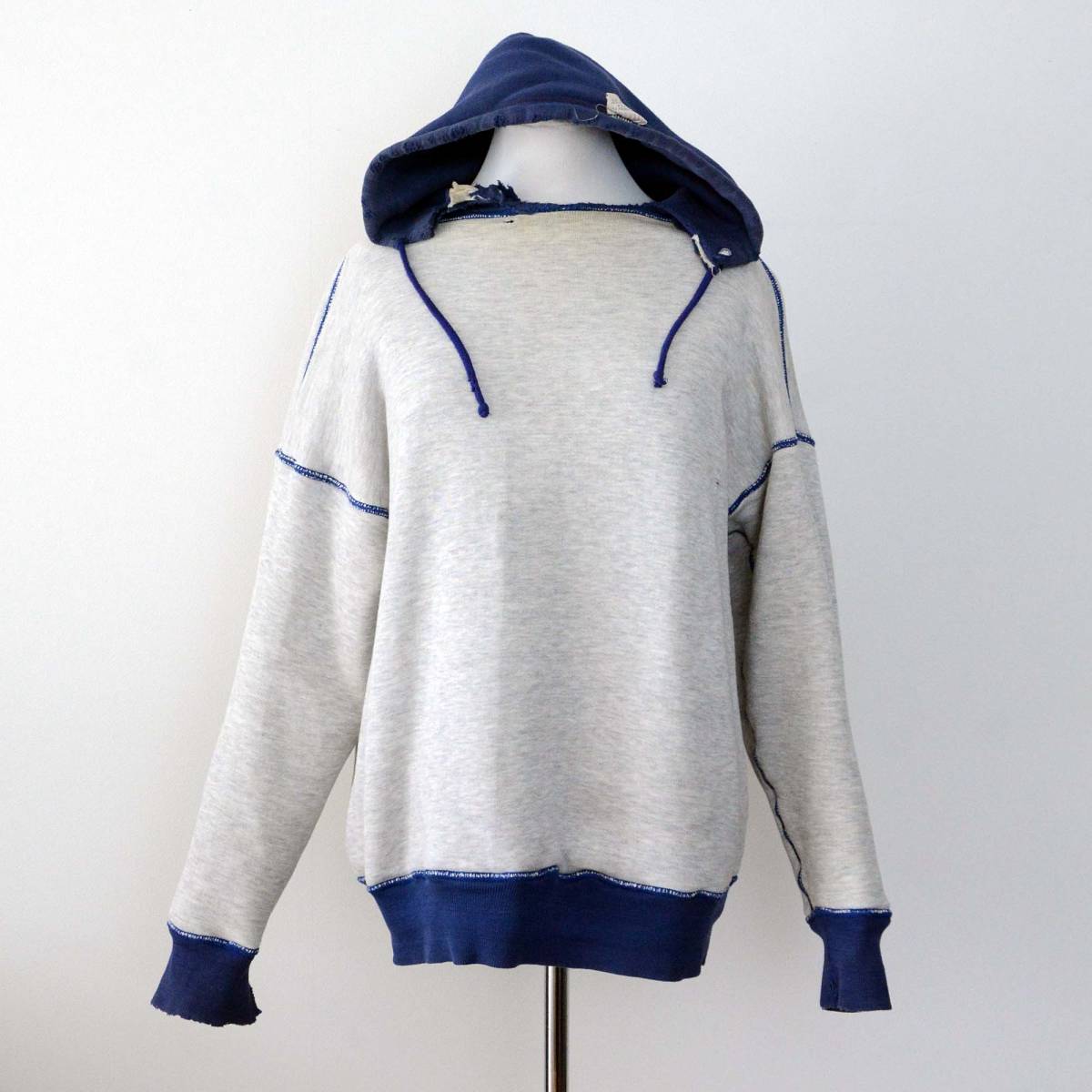 ダブルフェイス パーカ ヴィンテージ スウェット 後付け風 ウィルソン 50年代 Wilson Vintage 50s Sweat Hoodie Cotton_画像3