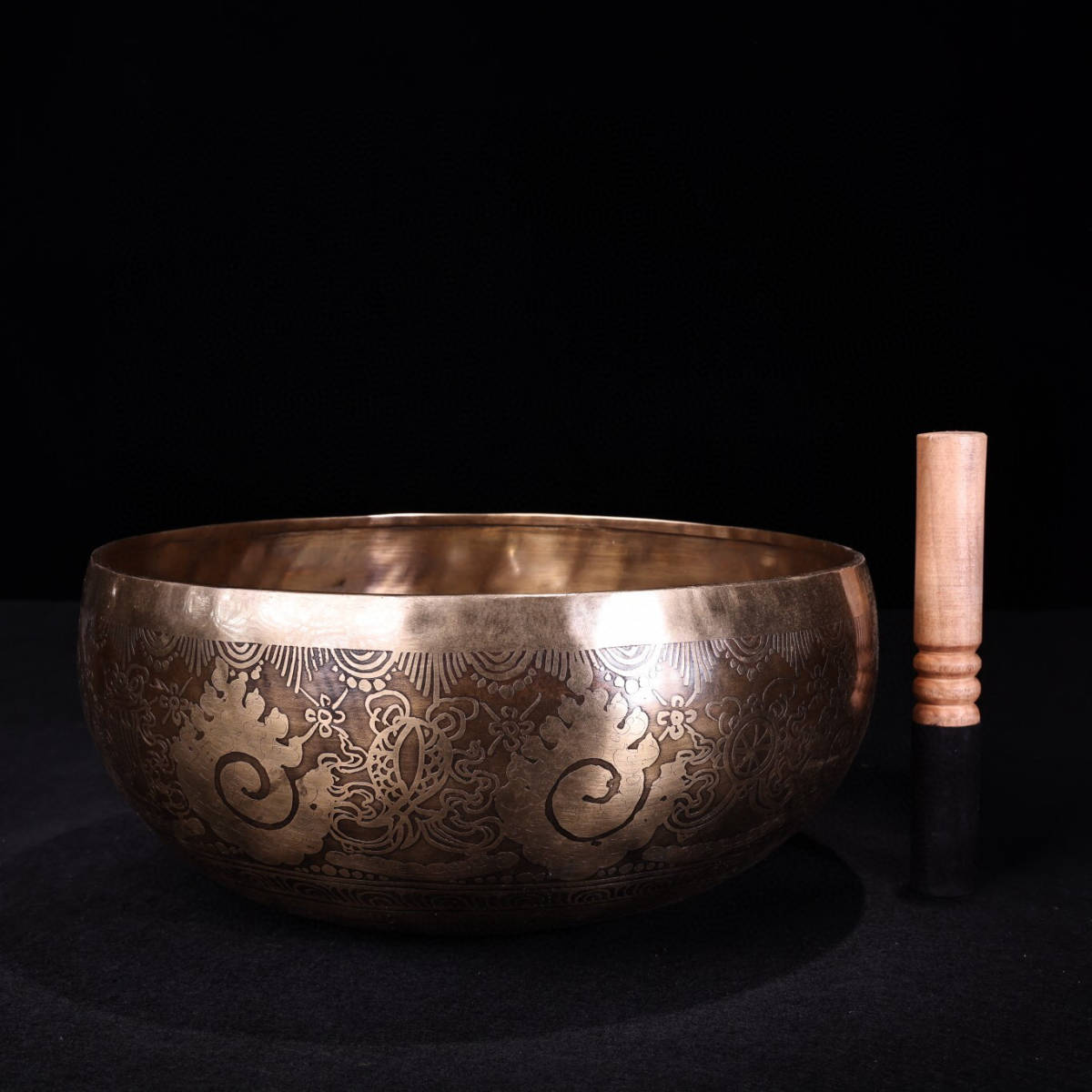 【超珍館蔵】銅製 仏音碗 置物 古賞物 古美術品 稀少珍蔵品