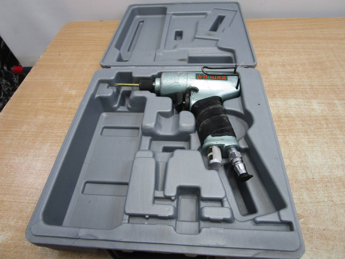 L715☆日立 10mm エアーインパクトドライバー WH10AA ケース付☆稼働