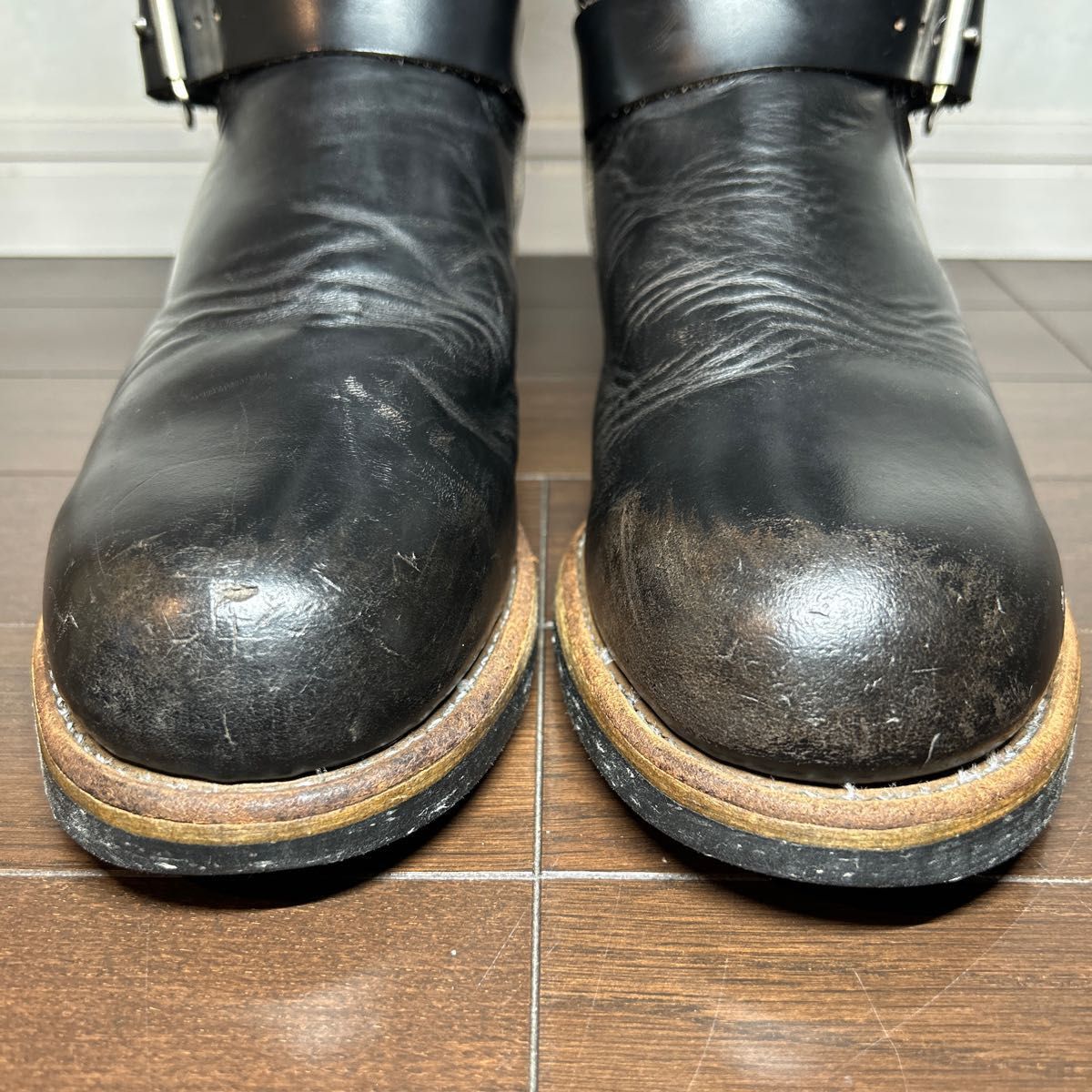 93年製 PT91 前期 REDWING レッドウィング 2268 エンジニア 茶芯 93年製 PT91 前期 REDWING レッドウィング 2268 エンジニア 茶芯