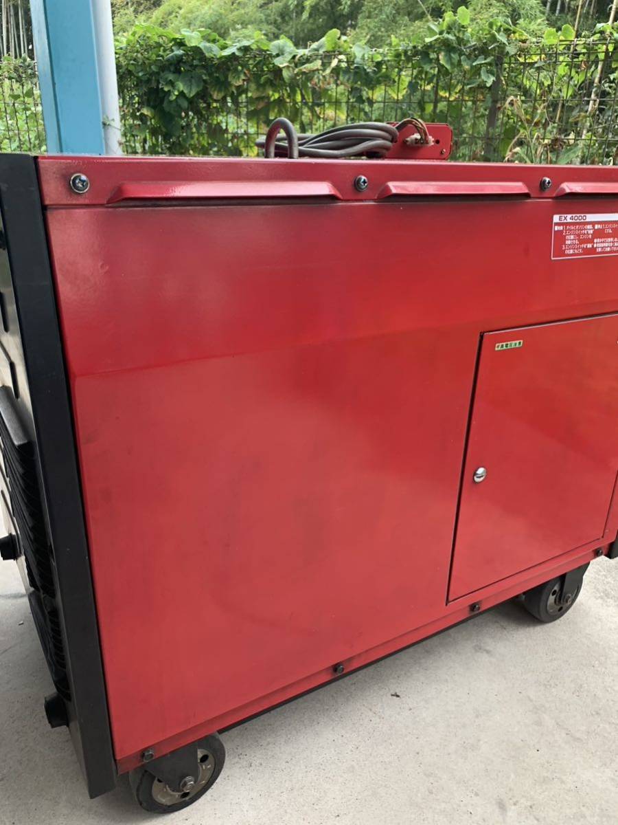 キャブレタ ヤフオク! 100V 40A 4kVA 60hz - ホンダ発電機EX4000の出品