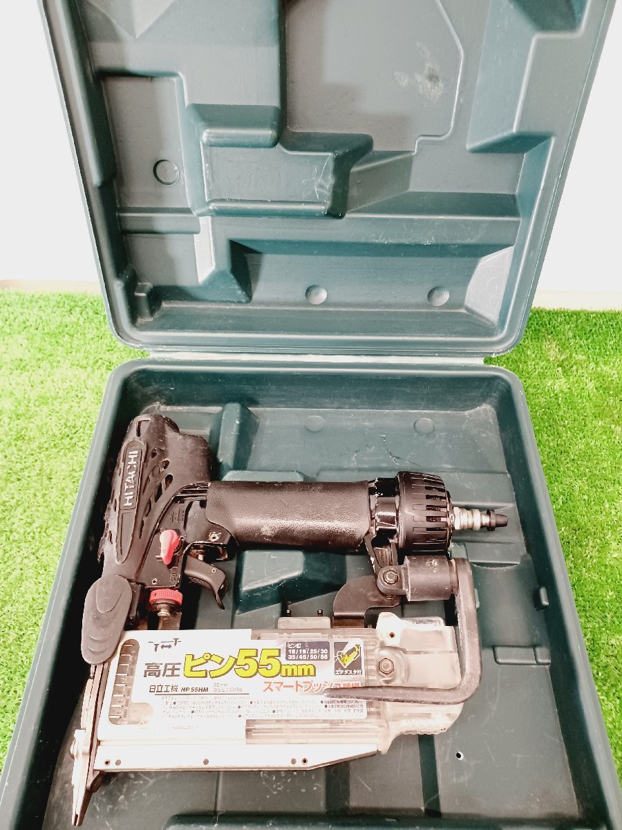 【中古品】★HiKOKI(旧日立工機) 高圧ピン釘打機 NP55HM エア工具/ITHTDK324I9O_画像3