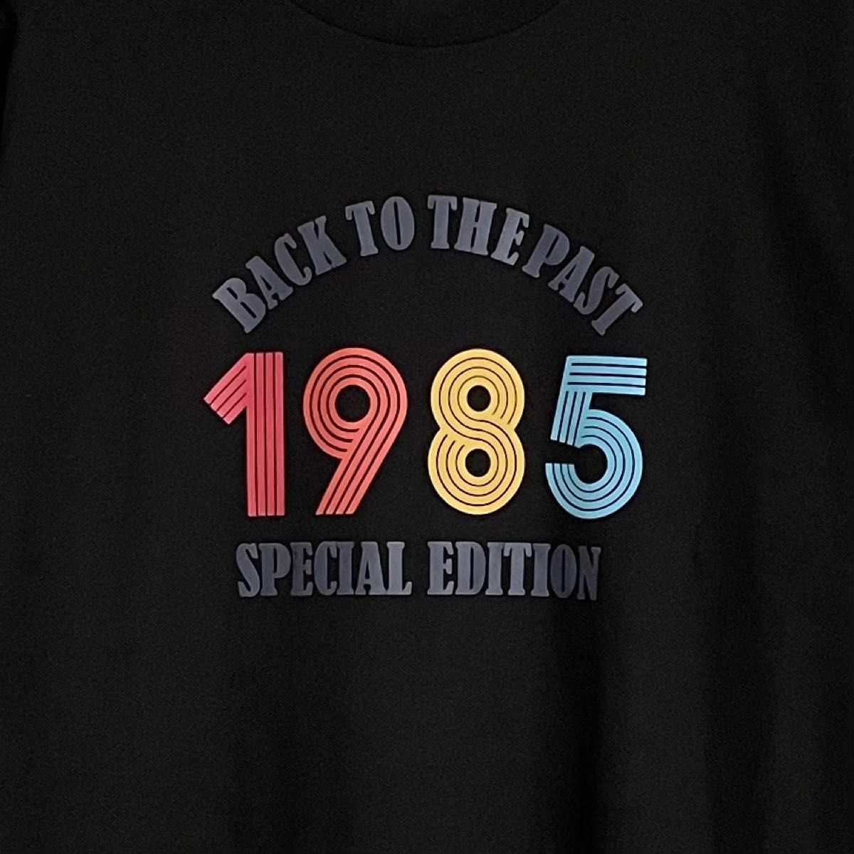 Tシャツ 1985 レトロ メンズ レディース Lサイズ ブラック