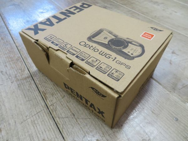 [ long-term keeping goods /D0326] PENTAX/ Pentax optio WG-1/ body camera none [ box / manual / strap /AV cable / software CD-ROM another ]