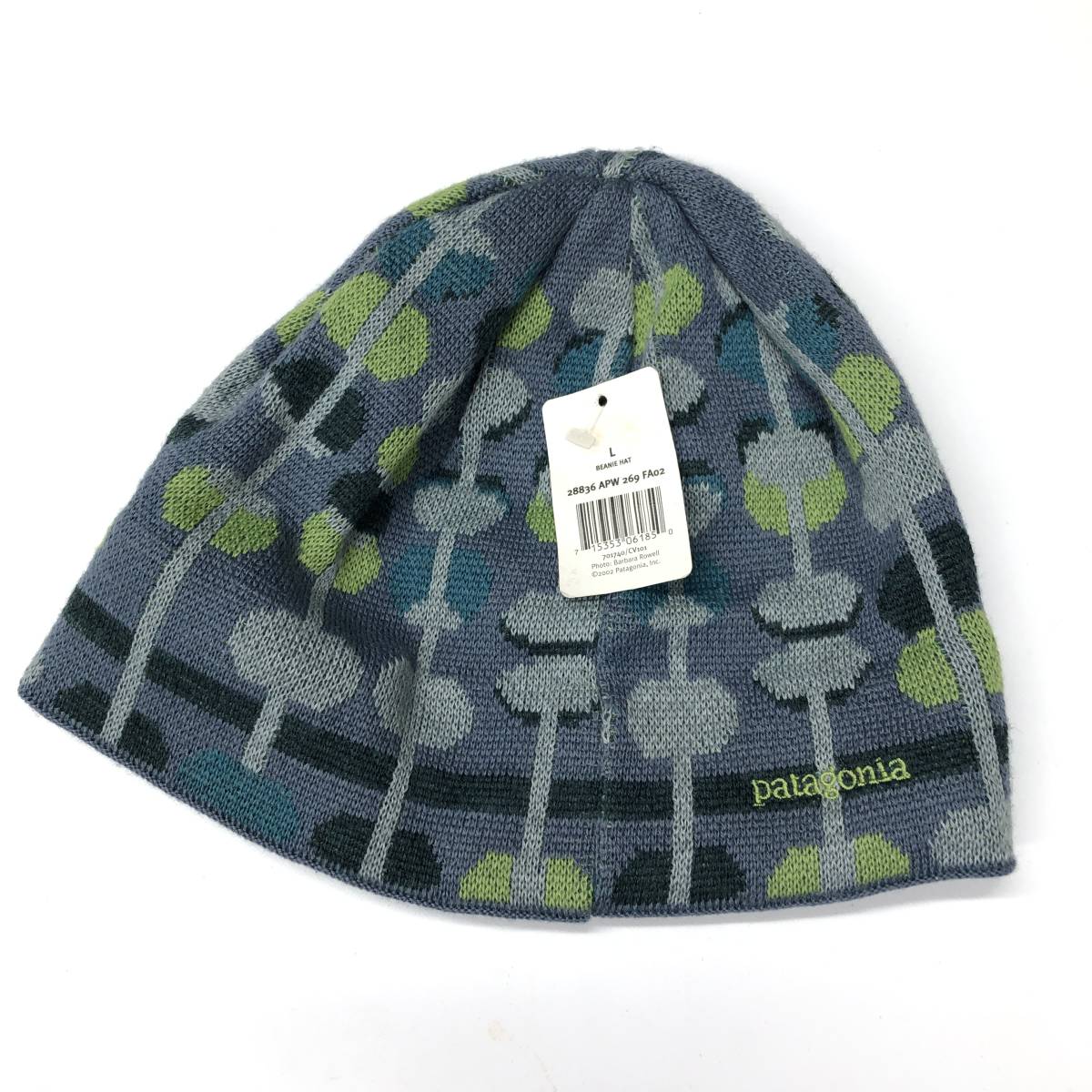 待望☆】 パタゴニア patagonia 02年 デッドストック ビーニーハット