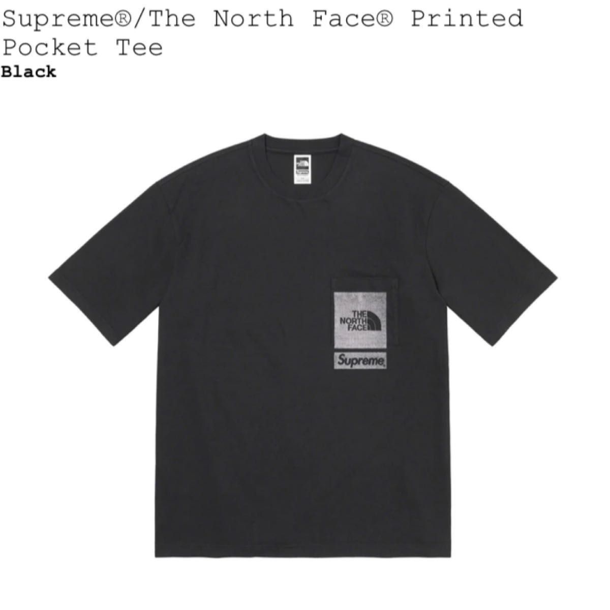 人気が高い Supreme The North Logo Face Printed York 15SS Pocket