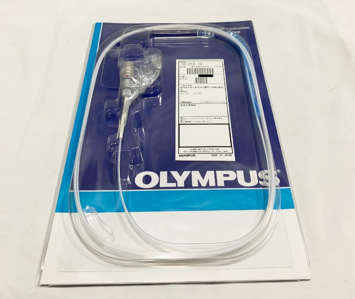 【未使用】OLYMPUS ヒートプローブ CD-21Z 再使用可能な高周波処置用内視鏡能動器具 オリンパス - 0