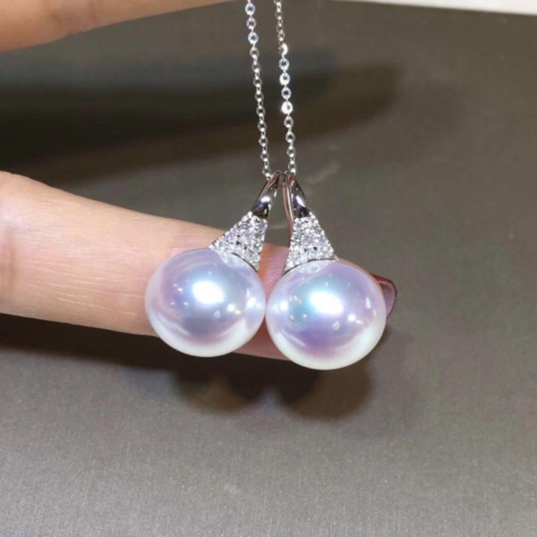 経典ブランド あこや真珠 天女 イエローゴールド K18YG アコヤ 18K