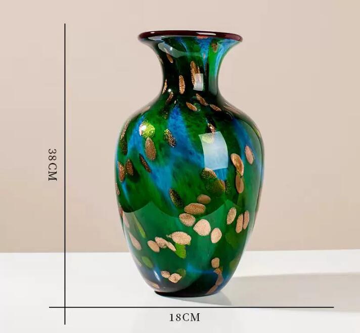 世界的に有名な 新品 高級感 芸術 瑠璃花器 装飾品 フローマーく