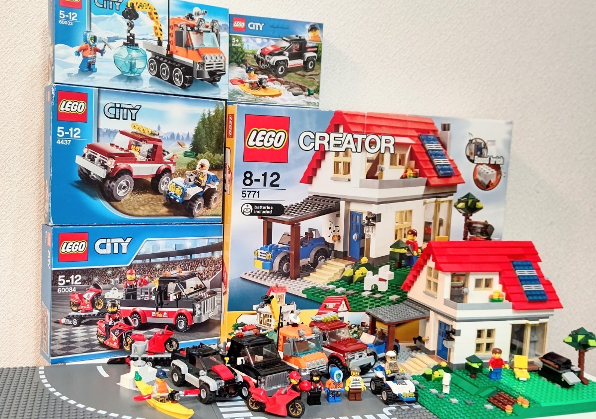 レゴ　LEGO　クリエイター　シティ　CITY　4437 5771 60033 60084 60240 5点セット　道路2枚　送料無料　正規品　組立済　1円〜　　_画像2