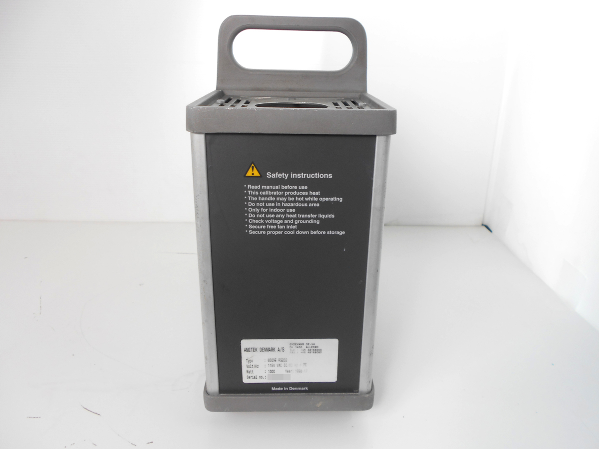 中古】温度キャリブレータ 650SE アメテック 100℃~650℃ x00108 中古】温度キャリブレータ 650SE アメテック 100℃~650℃ x00108