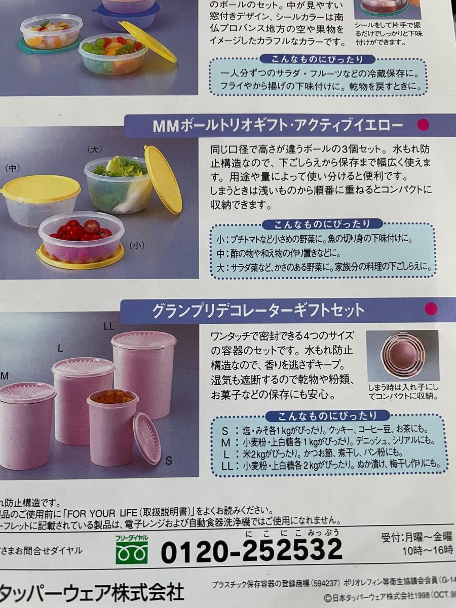タッパーウェア グランプリデコレーター 新品ギフトセット 4個 タッパーウェア グランプリデコレーター 新品ギフトセット 4個