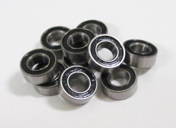 ★★送料一律62円★★　 840zz　ラバーシールエコベアリング　80円/個 外径8mm×内径4mm×厚み3mm_画像1