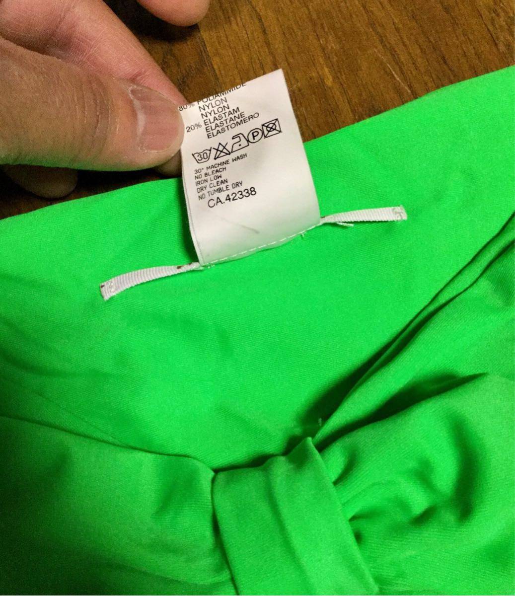 ~5/7* unused with translation [NOLITA] tube top L-Green SIZE:M Italy made LA style 