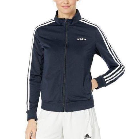 新品未使用 adidas トラックジャケット【S】定価7359円 ジャージ レディース 吸水速乾 アディダス ネイビー スポーツ ジャケット DU0665_画像2