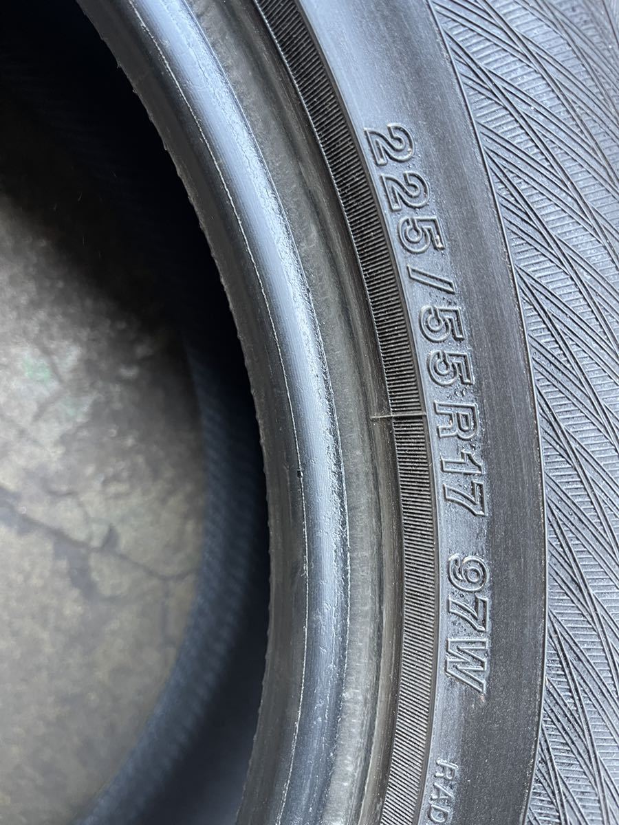 夏タイヤ　高級品　ヨコハマ ADVAN dB V552 225/55R17 97W アルファード　10 20 フーガ スバル　XV 2019年製　　　1本_画像5