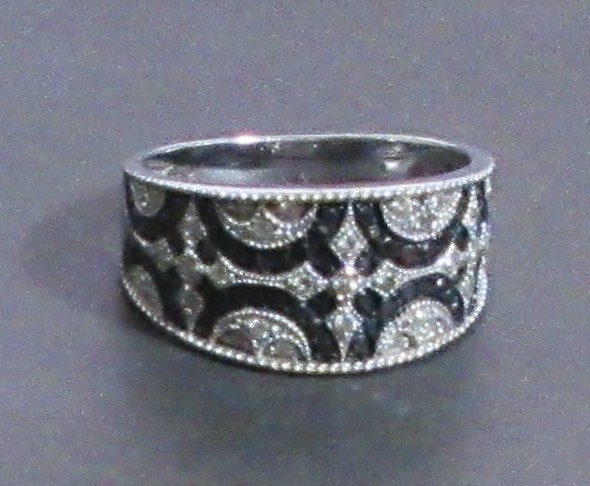 ブラックダイヤモンド指輪