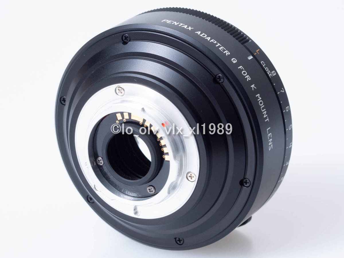 PENTAX ペンタックス Kマウントレンズ用アダプターQ ADAPTER Q FOR K