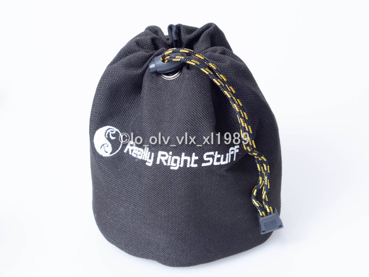 Really Right Stuff RRS リアリーライトスタッフ PADDED CORDURA POUCH BH-55シリーズ用？ ポーチ 旧ロゴ_画像1