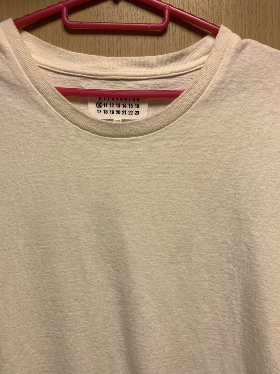 国内正規 17SS Maison Margiela 10 メゾン マルジェラ REPLICA レプリカ オーバーサイズ Tシャツ 白 44 30GC059322948 130044719