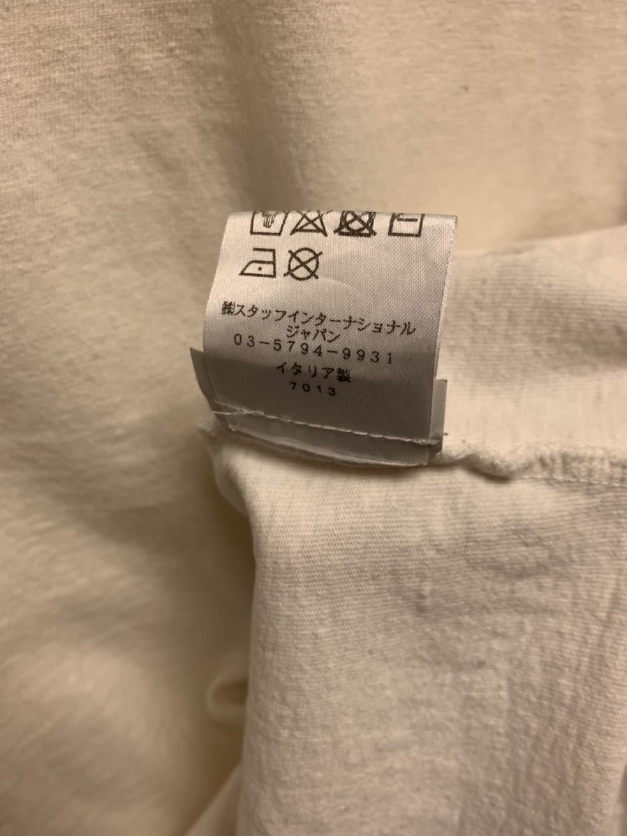 国内正規 17SS Maison Margiela 10 メゾン マルジェラ REPLICA レプリカ オーバーサイズ Tシャツ 白 44 30GC059322948 130044719