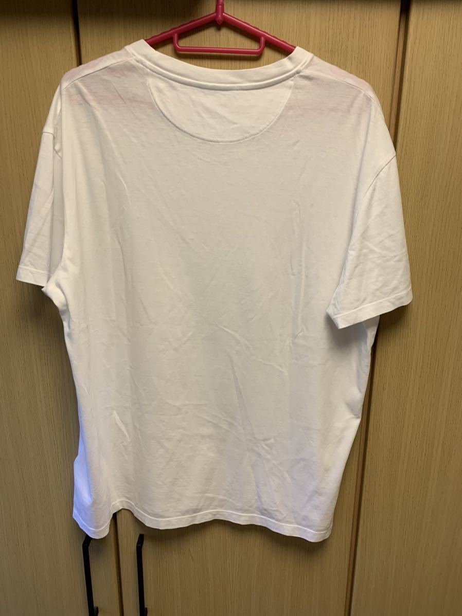 正規 20SS VALENTINO ヴァレンティノ ロゴ クルーネック Tシャツ カットソー 白 L VV3MG10V738