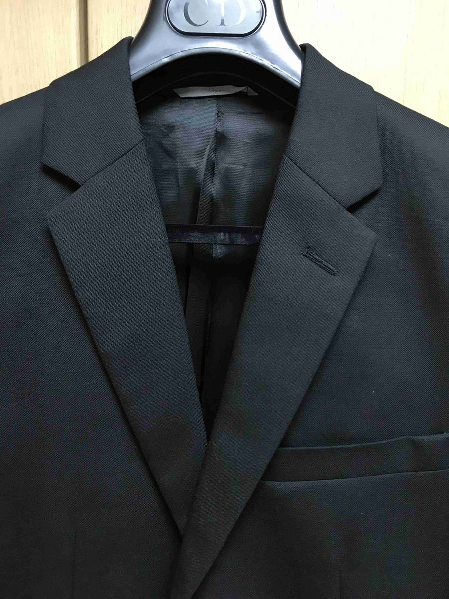  regular unused 16SS Dior Homme Dior Homme Uniforme KRIS VAN ASSCHE 2B suit setup black 44R 633U720A3220