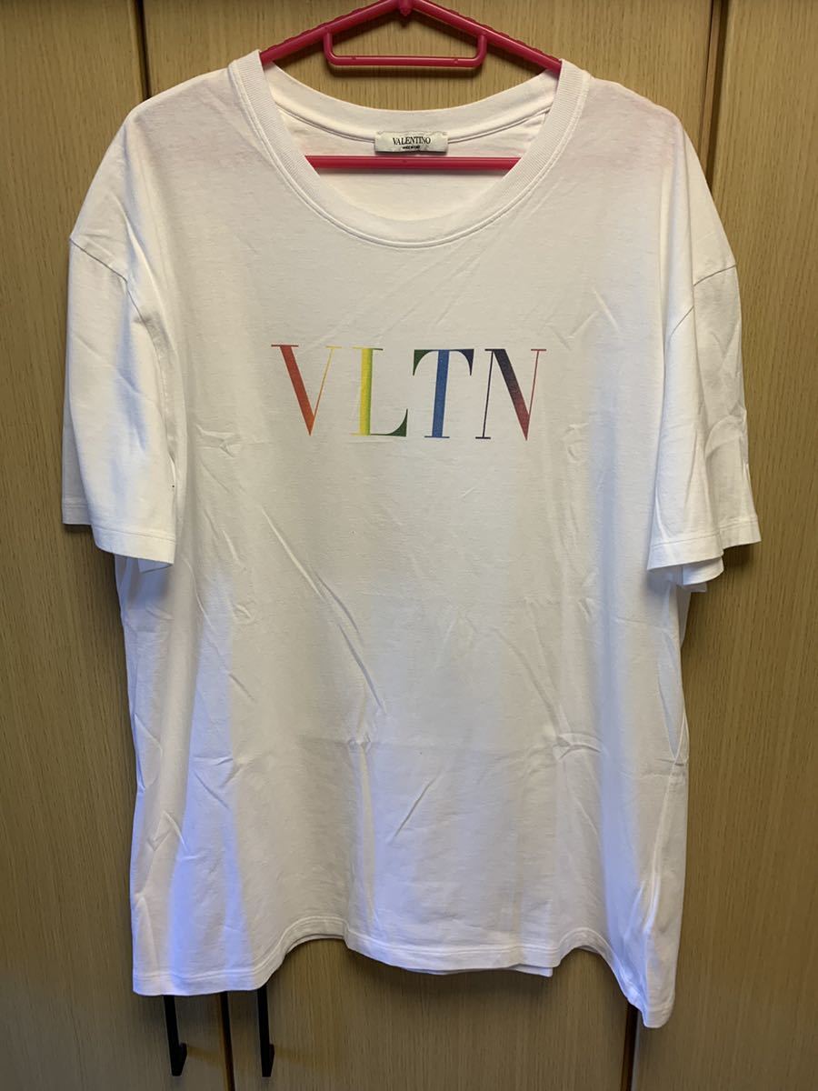 正規 20SS VALENTINO ヴァレンティノ VLTN マルチカラー レインボー