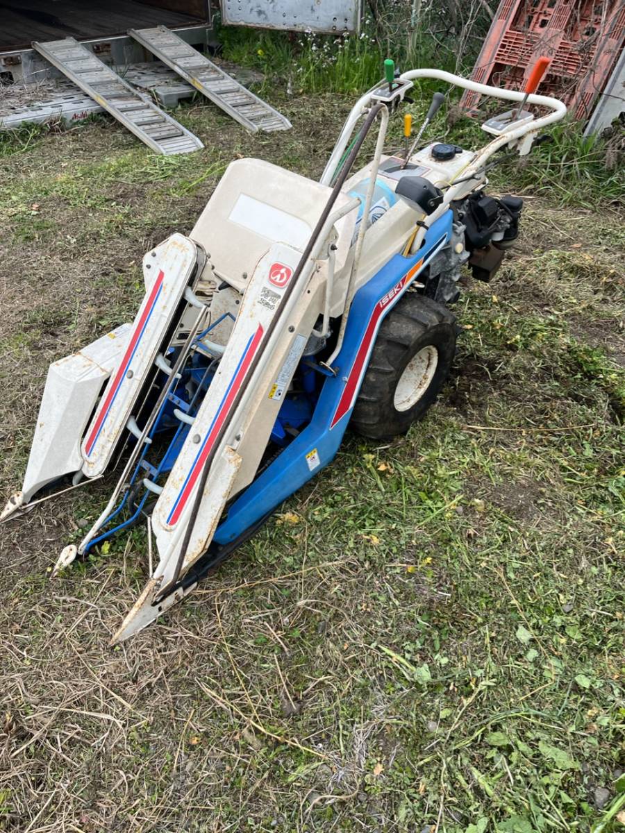 イセキ バインダー 2条刈り RE50 5馬力 動作品 ガソリン www.sora