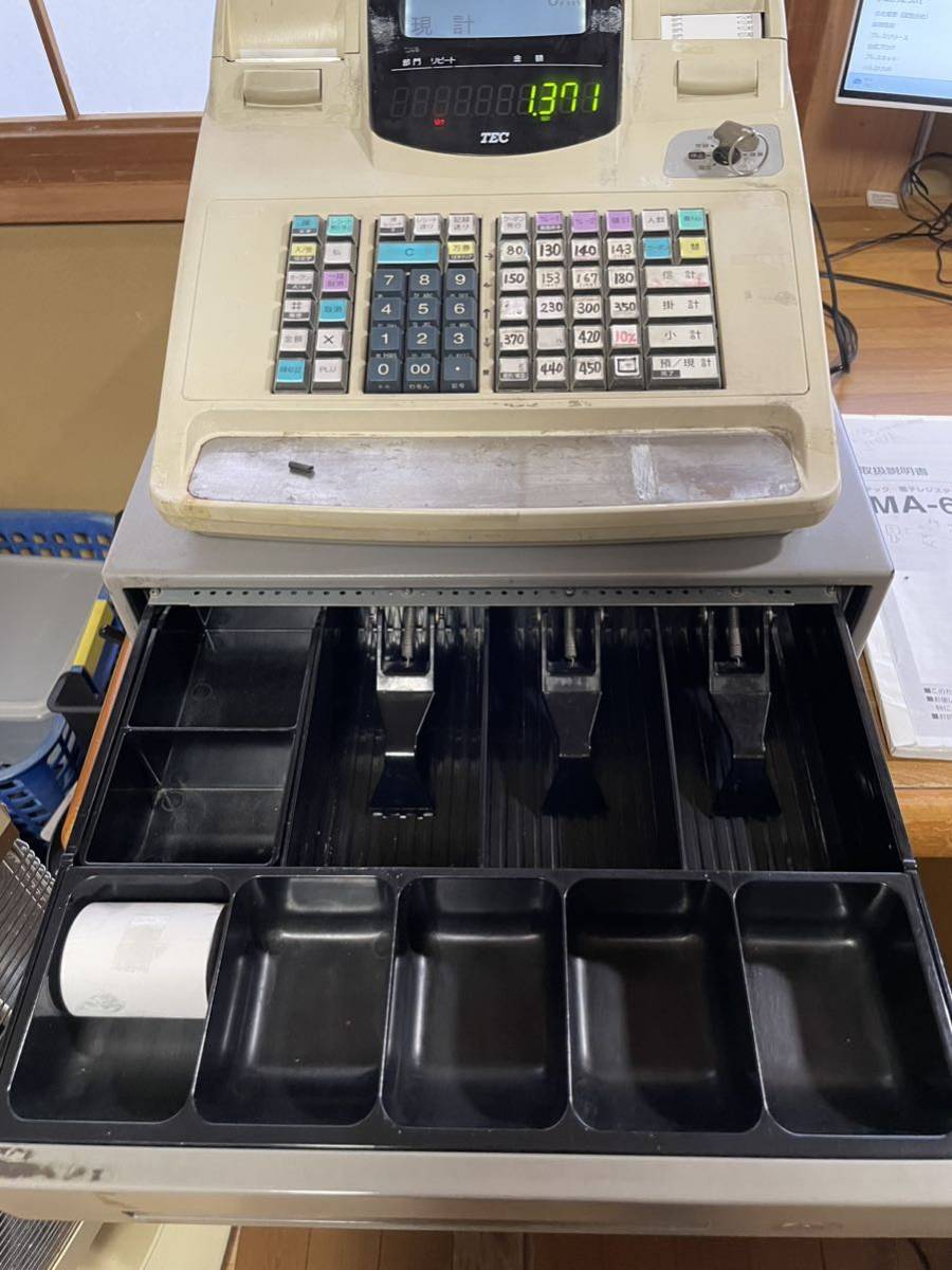動作確認済み 東芝テック TEC 電子レジスター MA-660 軽減税率 動作確認済み 東芝テック TEC 電子レジスター MA-660 軽減税率