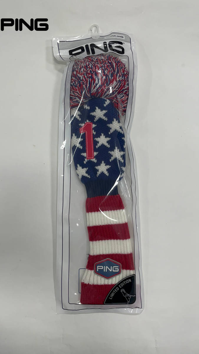 ★ピン Ping★Liberty Knit Driver Headcover リミテッドエディション ドライバー ヘッドカバー pn36284-01_画像1