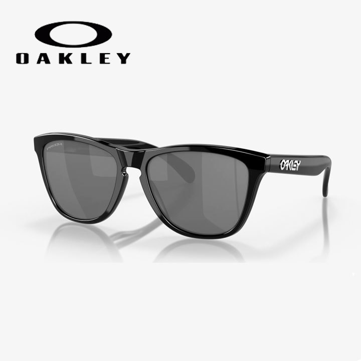 【送料無料】 オークリー Oakley Frogskins フロッグスキン ローブリッジフィットPolished Black/Prizm Black okoo9245-6254