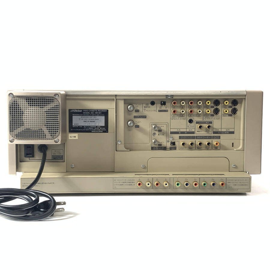 大得価通販】 ヤフオク! - Victor ビクター HR-W1 W-VHS ビデオデッキ