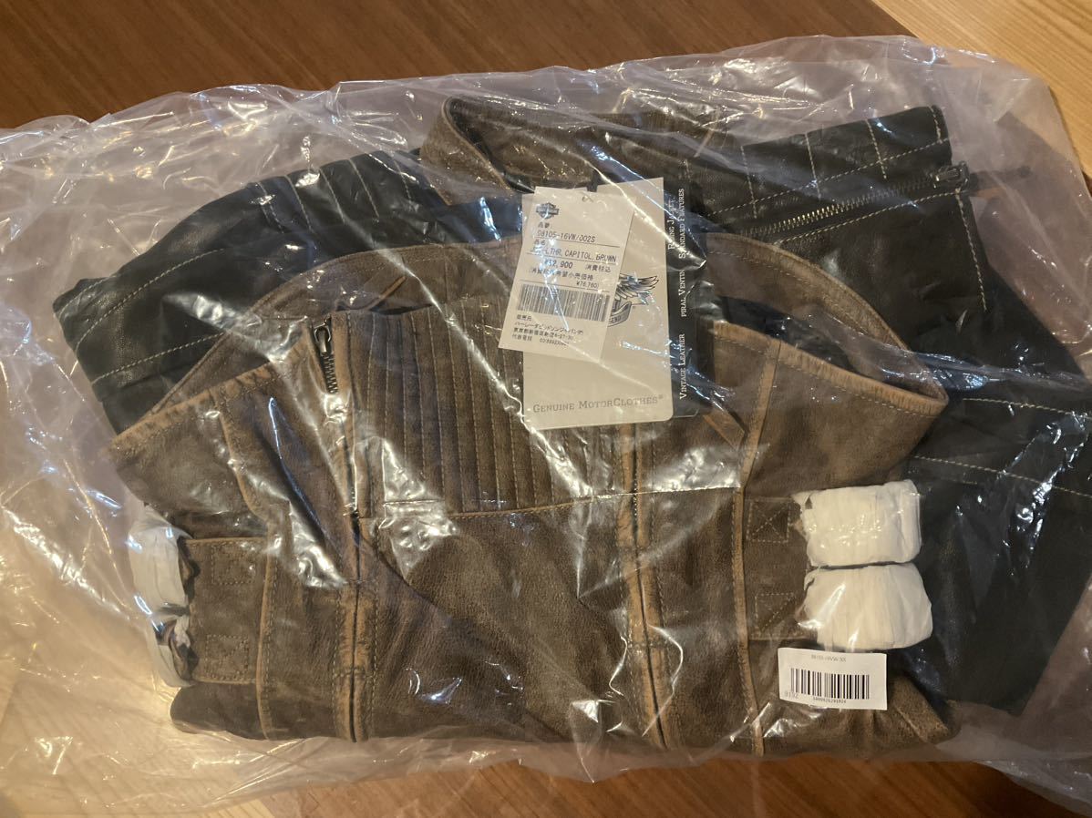 新品未使用】ハーレー純正 レディースジャケット ブラウン&ブラック