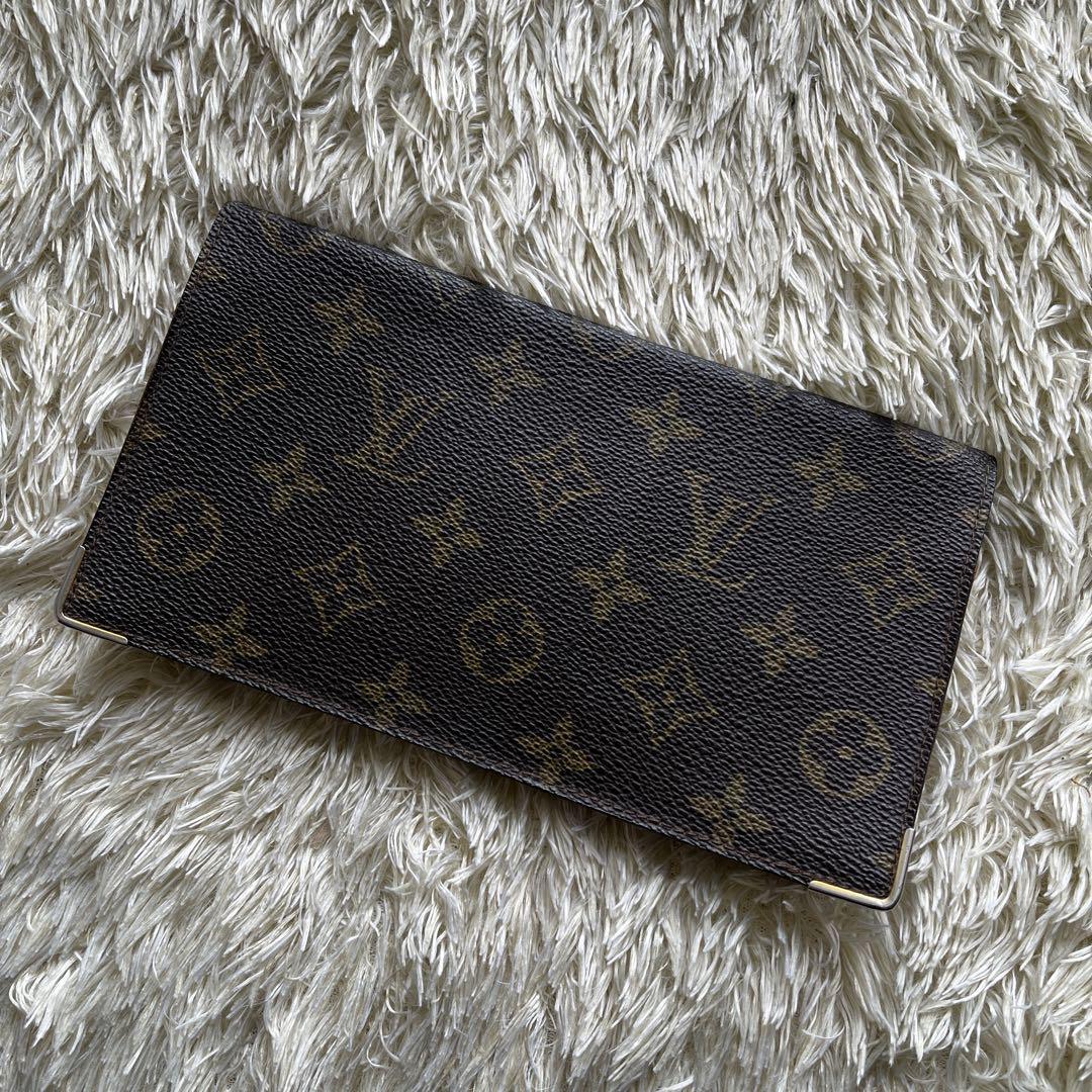 箱付き LOUIS VUITTON ルイヴィトン モノグラム 札入れ 財布 高級_画像2