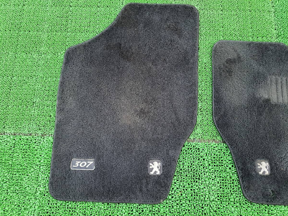  Peugeot 307 floor mat for 1 vehicle interior mat pair mat carpet rom and rear (before and after) 3 sheets 
