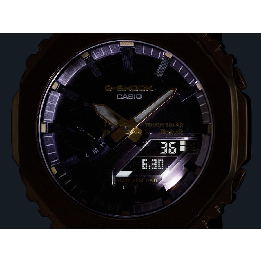 G-SHOCK タフソーラー モバイルリンク フルメタルイエローゴールドカラー メンズ腕時計 GM-B2100GD-9AJF 新品 未使用の画像7