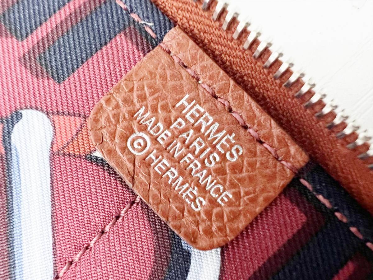 未使用保管 美品 HERMES エルメス アジェンダ ジップ シルキーデイリー
