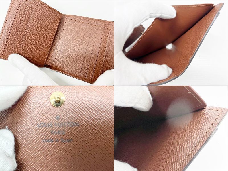 美品 Louis Vuitton ルイヴィトン モノグラム ポルトフォイユ アナイス
