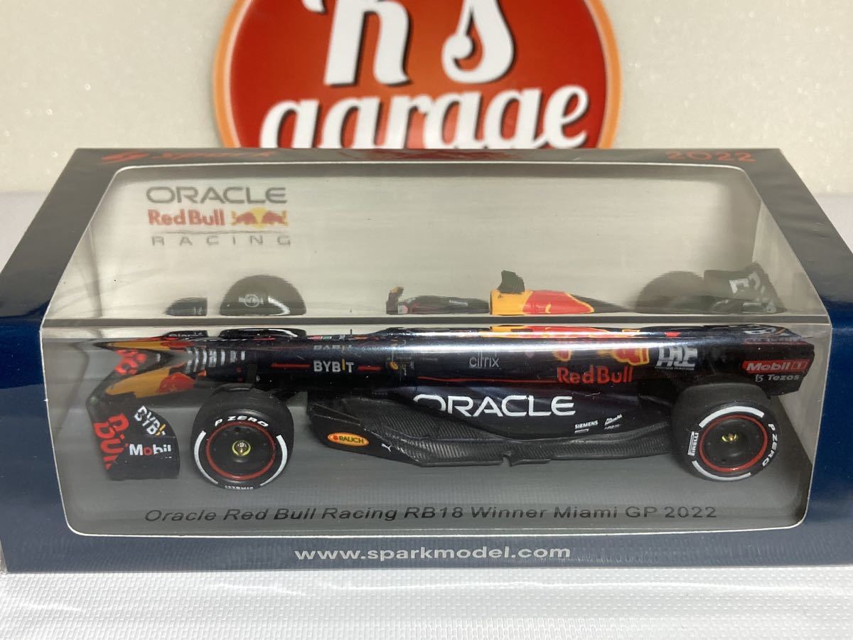 1/43 スパーク RB18 フェルスタッペン マイアミGP 2022 RED BULL