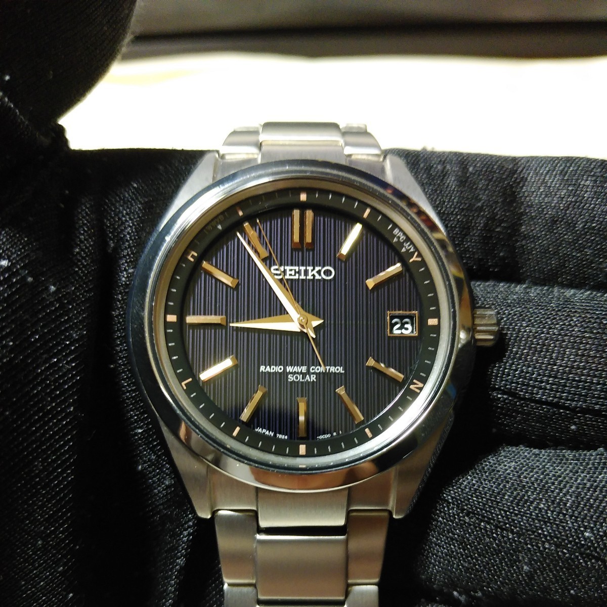 定価7万】 SEIKO セイコー 腕時計 ソーラー 電波 メンズ ブライツ チタン SAGZ087 BRIGHTZ 7B24-0BH0｜代購幫