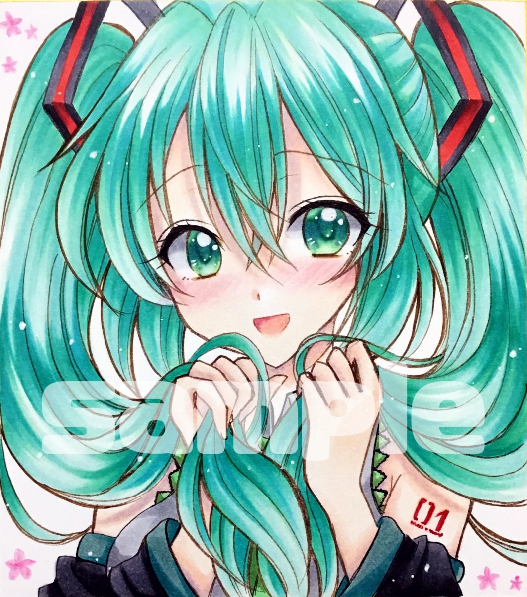 Yahoo!オークション - 同人手描きイラスト 初音ミク VOCALOID Yahoo!オークション - 同人手描きイラスト 初音ミク VOCALOID
