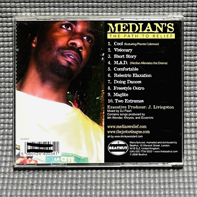 Median - The Path To Relief 【CD】 Hip Hop / Beathut Records - Bea0024_画像2